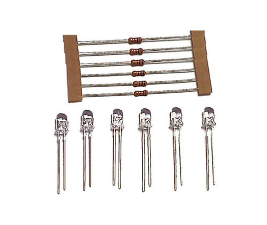 Train Tech LED Pack - Fire Effect (2 Extra Sets) N/HO/OO Gauge TTLED4