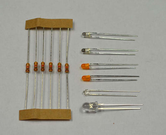 Train Tech LED Pack - Ultrabright for LFX7 Effects N/HO/OO Gauge TTLED7