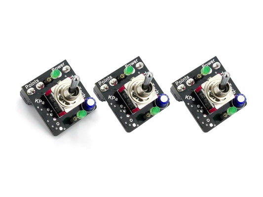 Train Tech Point Motor Switch for 2 Wire Point Motors (3) PMS2-3