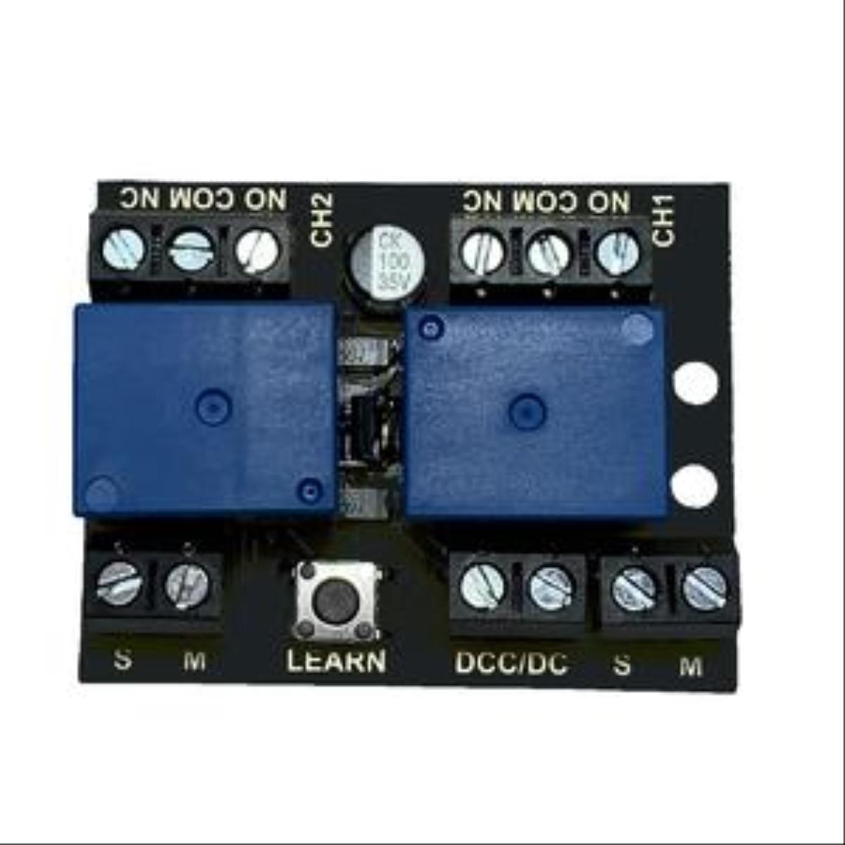 Train Tech Twin Channel Relay Controller for DC/DCC Multi Scale RL1