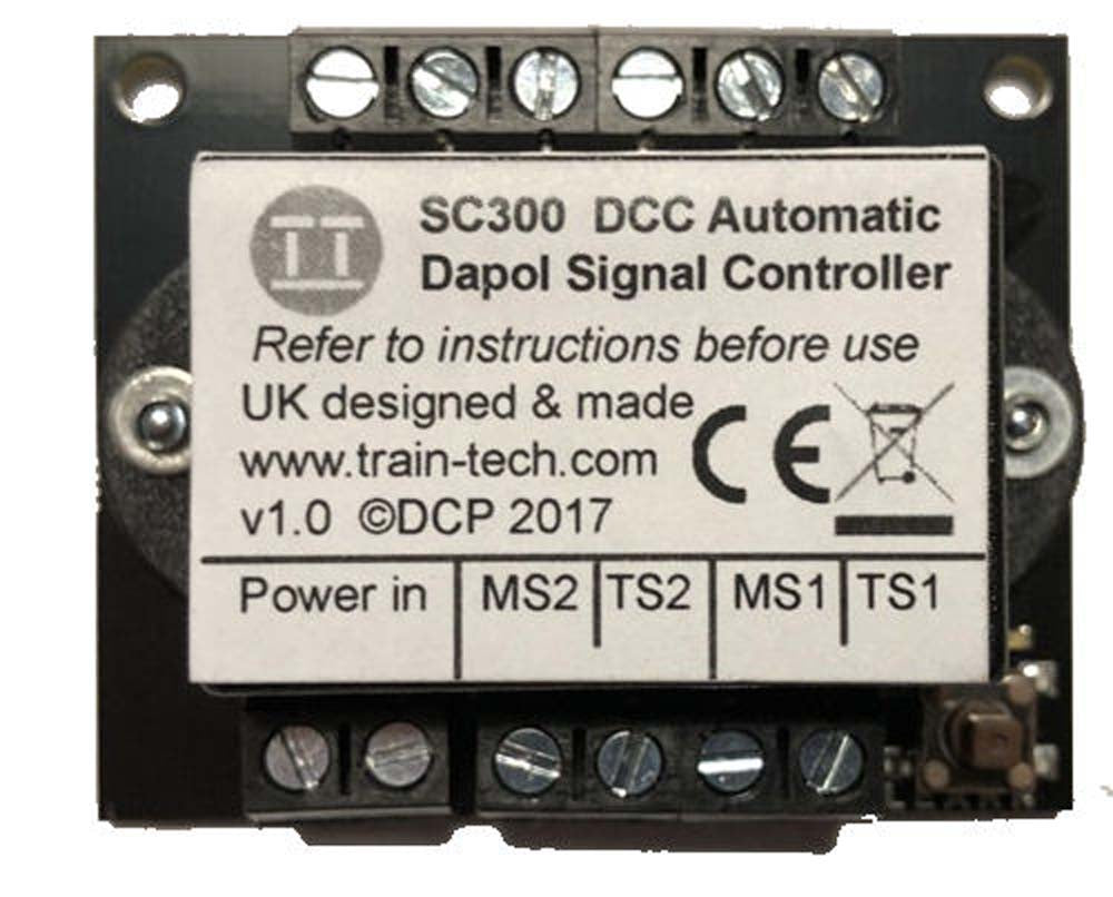 Train Tech DCC Signal Controller - Dual Dapol Semaphore w/Inputs N/HO/OO Gauge