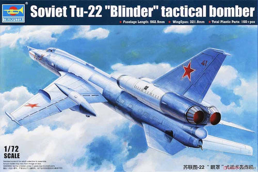 Trumpeter 01695 Tupolev Tu-22K Blinder-B Bomber 1:72 Aircraft Model Kit