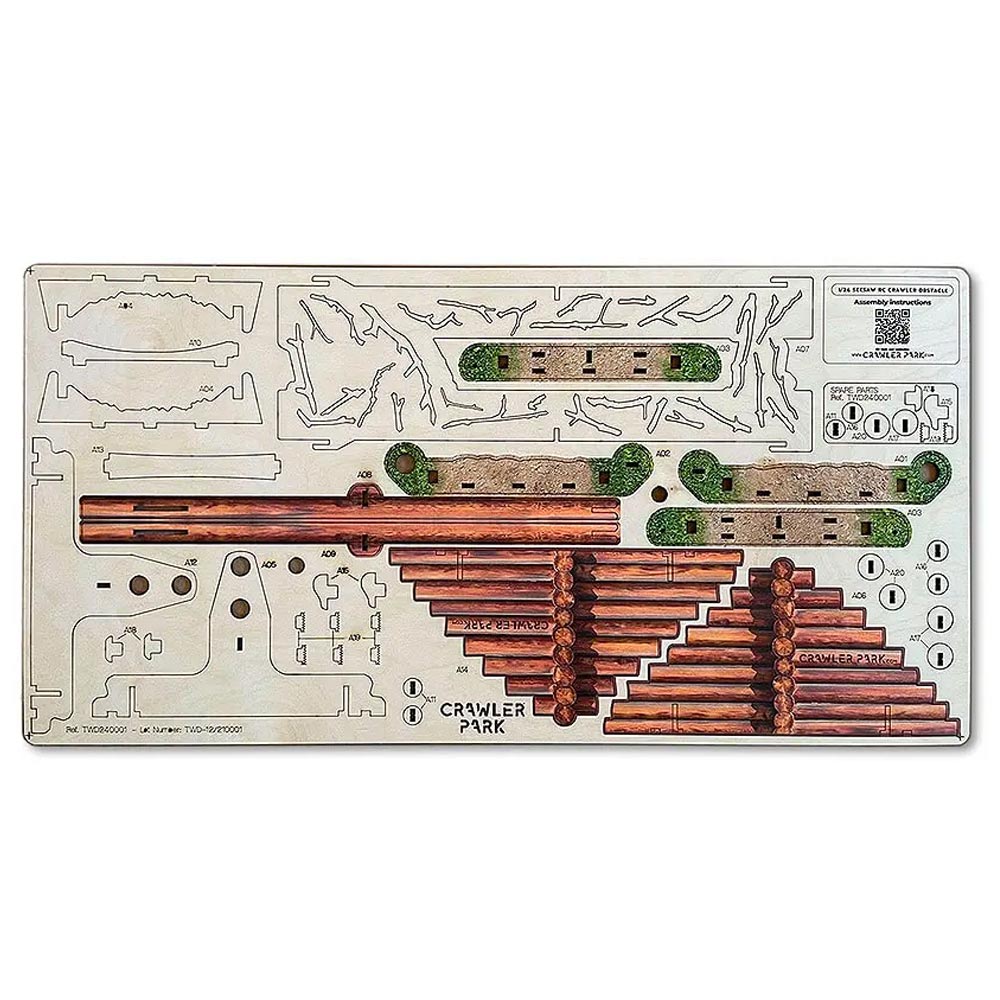 Crawler Park Seesaw Obstacle 1:24 Scale RC Course