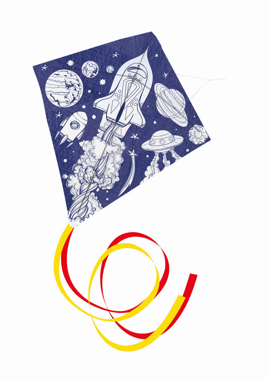 Gunther Paint Your Universe Kite with Tail G1245