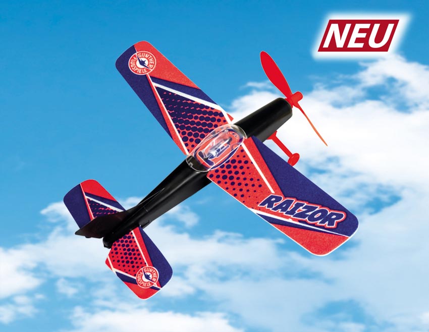Gunther Raizor - Rubber Band Powered Plane G1662