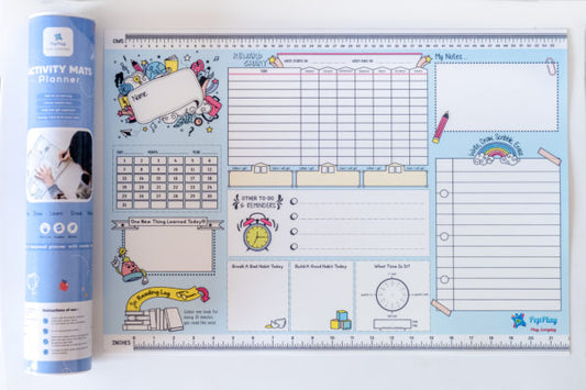 PepPlay 20202 Activity Mats Planner - Blue
