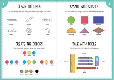 PepPlay 20503 Step-By-Step Drawing Book-Cute Farm Animal