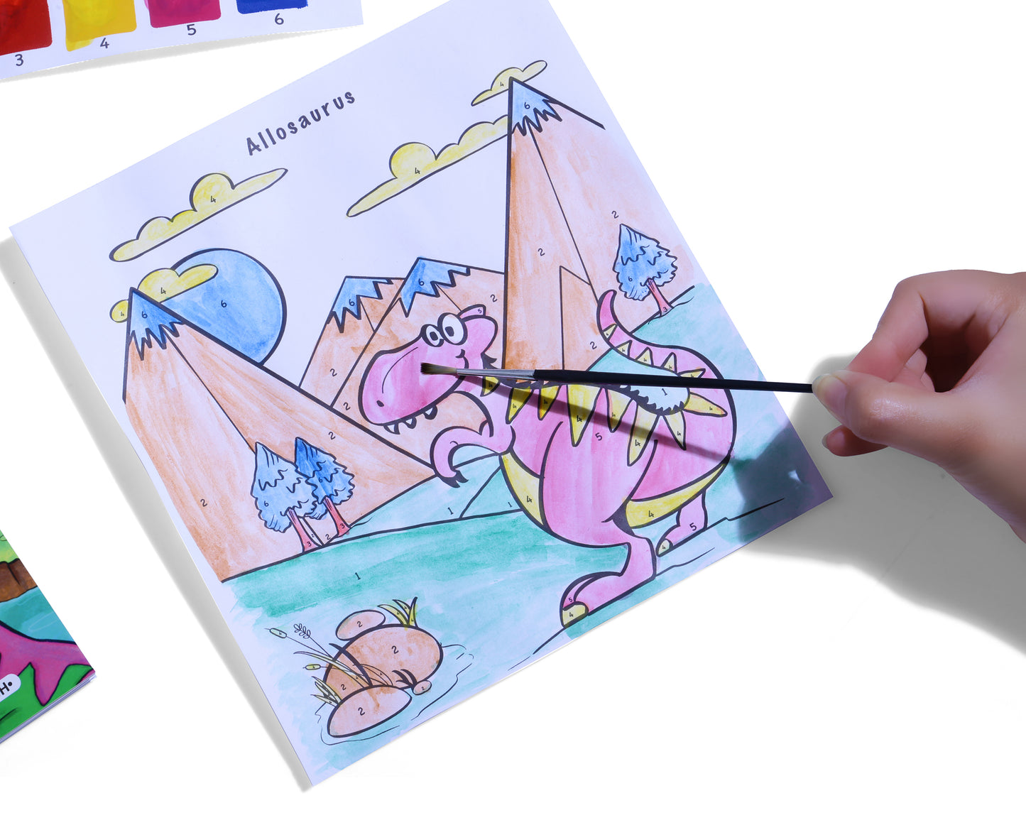 PepPlay 20505 Color By Paint And Number - Dinosaur