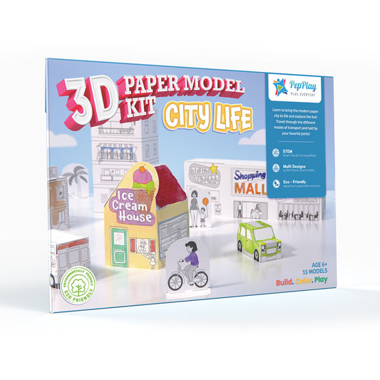 PepPlay 20703 3D Paper Model Kit - City Life