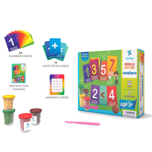 PepPlay 20706 Dough Art Kit - Number