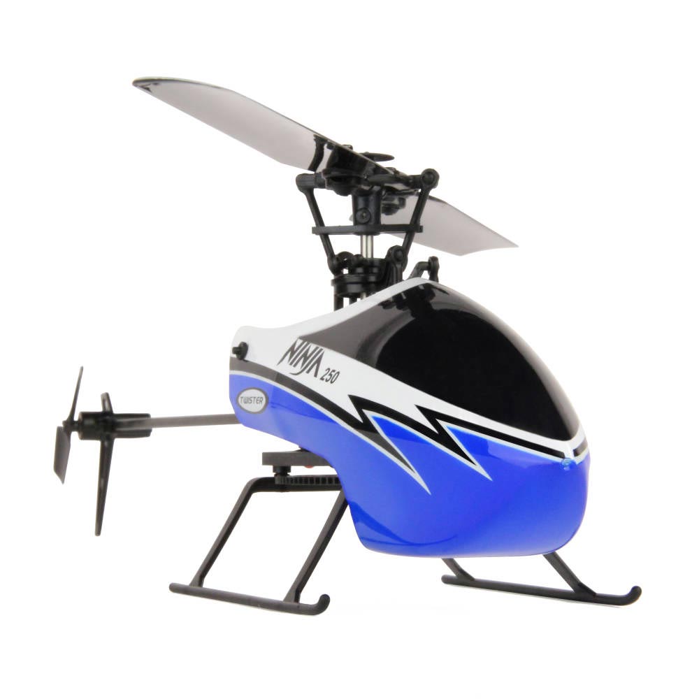 Twister Ninja 250 RC Helicopter RTF w/Co-Pilot Assist - Blue - TWST1001B