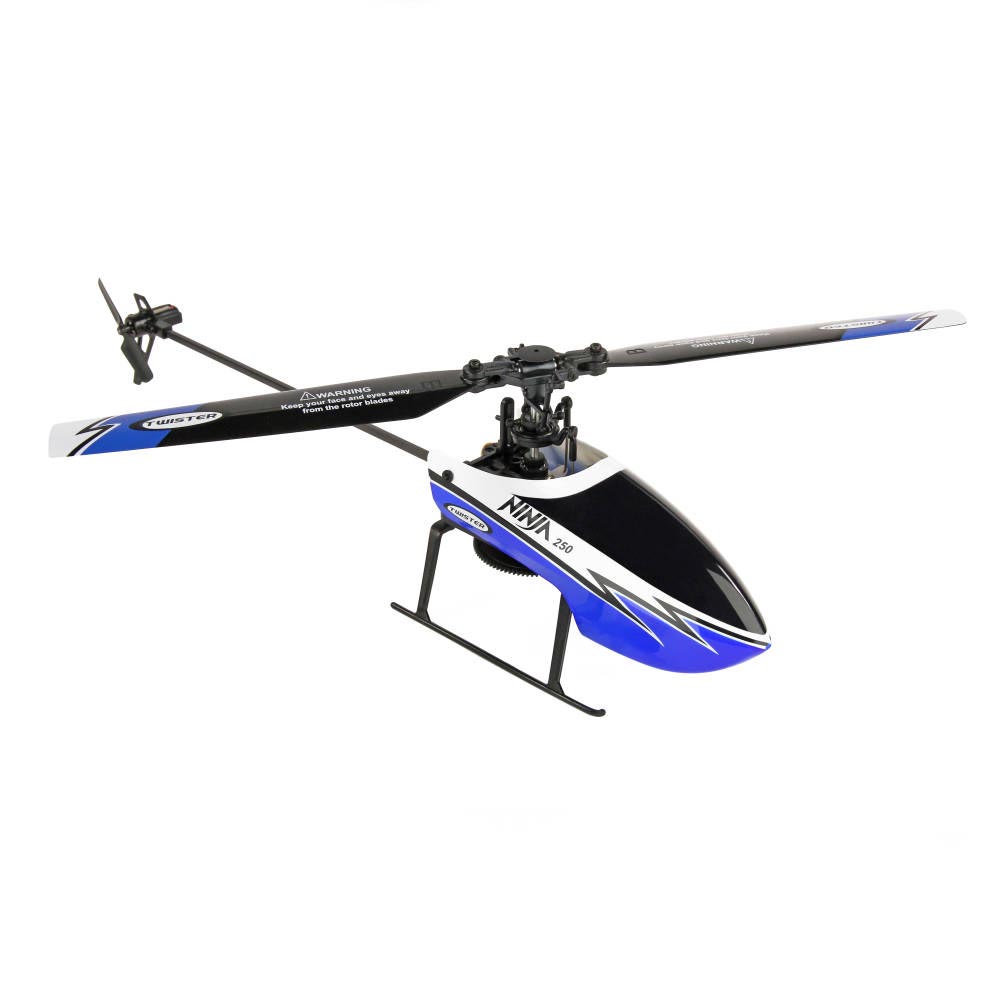 Twister Ninja 250 RC Helicopter RTF w/Co-Pilot Assist - Blue - TWST1001B