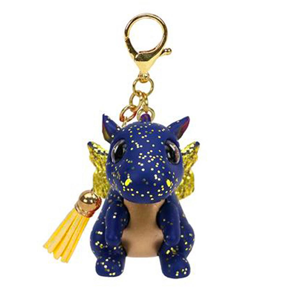 Ty Saffire Dragon - Mini Boo - Key Clip 25060