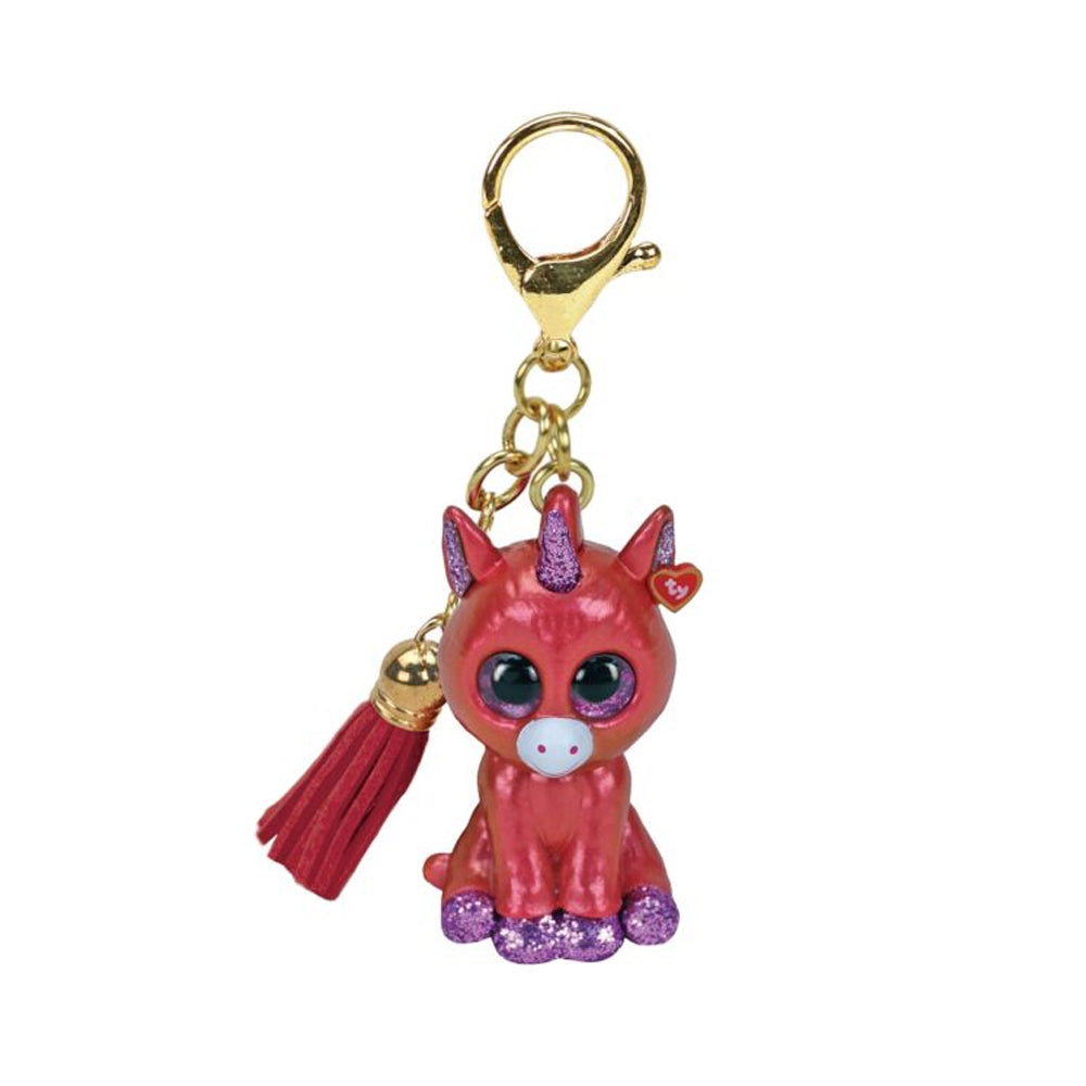 Ty Sunset the Unicorn Mini Boo - Key Clip 25062