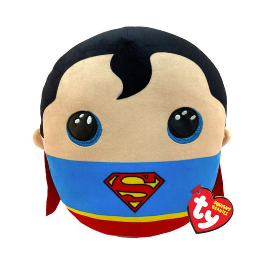 Ty DC: Superman Squish-a-Boo Beanie 10" Plush Soft Toy 39408