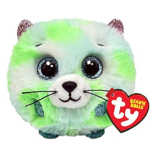 Ty Evie Cat - Green - Ty Balls 42537