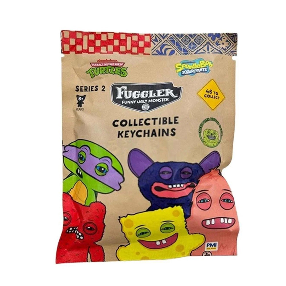 Fuggler Collectible Figure Keychain Blind Bag - Series 2: TMNT & Spongebob