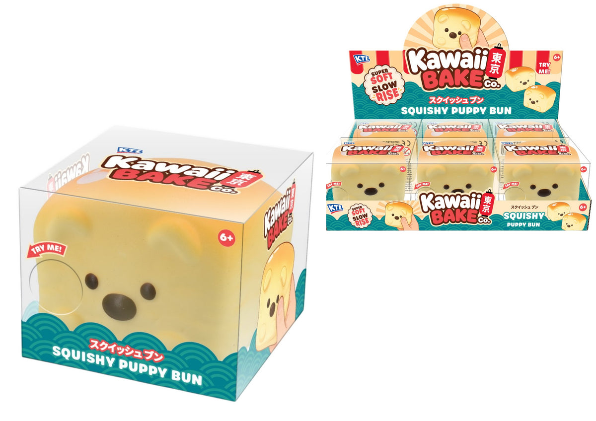 Kandy Toys Puppy Buns Ultra-Soft Slow-Rising Squishy Sensory Toy