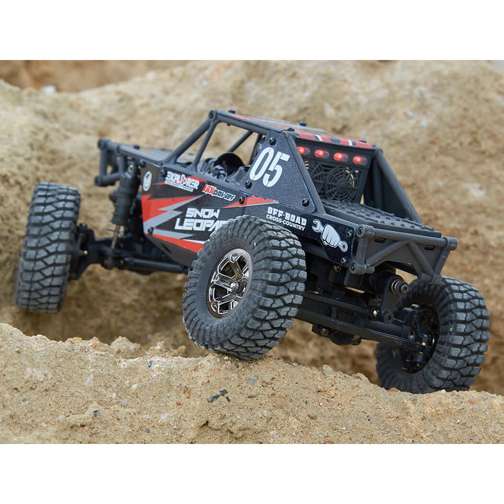 UDIRC UCX24 Snow Leopard RTR Brushless 4WS RC 1:24 Crawler - Black