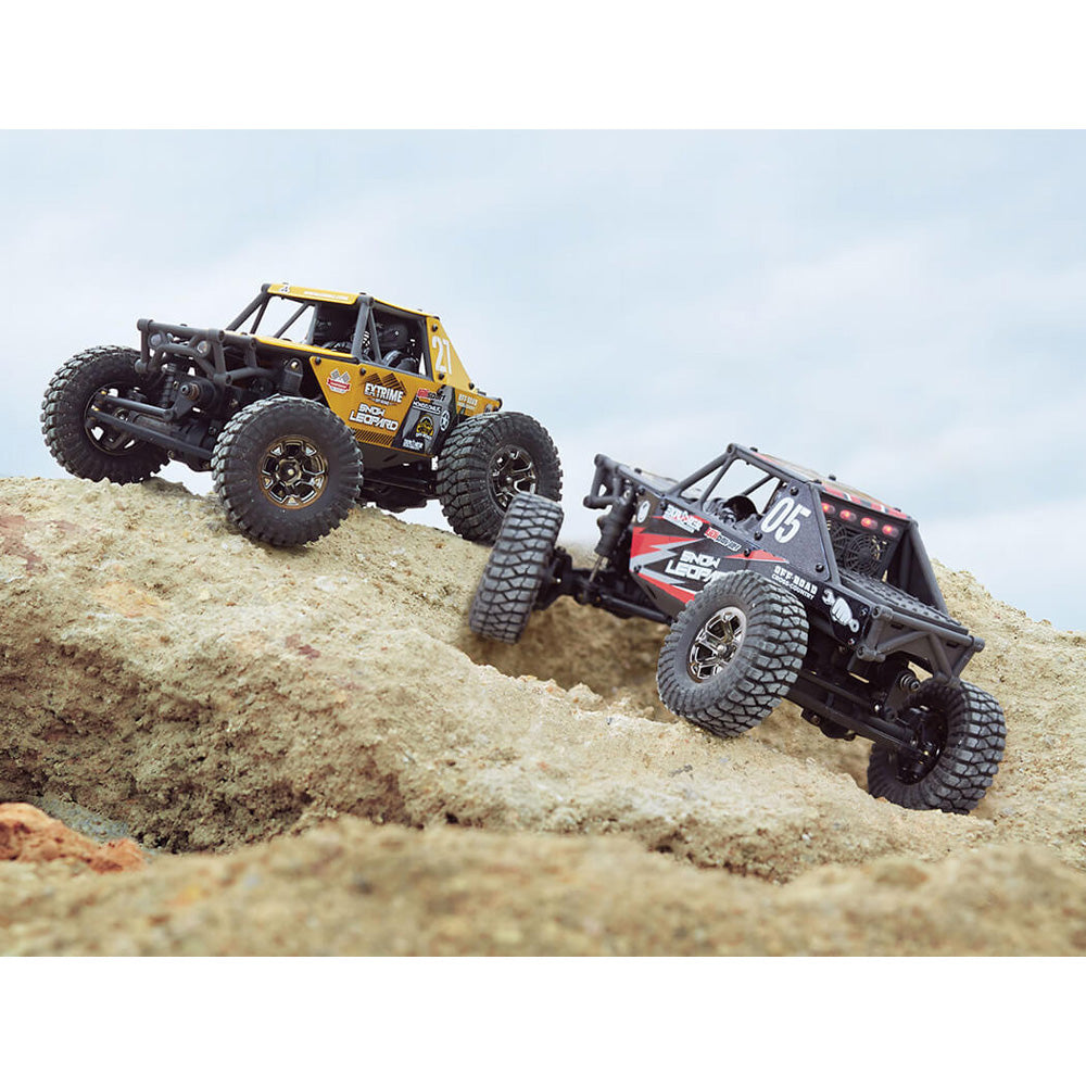 UDIRC UCX24 Snow Leopard RTR Brushless 4WS RC 1:24 Crawler - Yellow