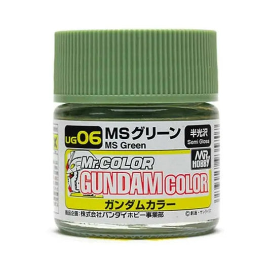 Mr Hobby Gundam Colour UG-06 MS Green 10ml Acrylic Paint