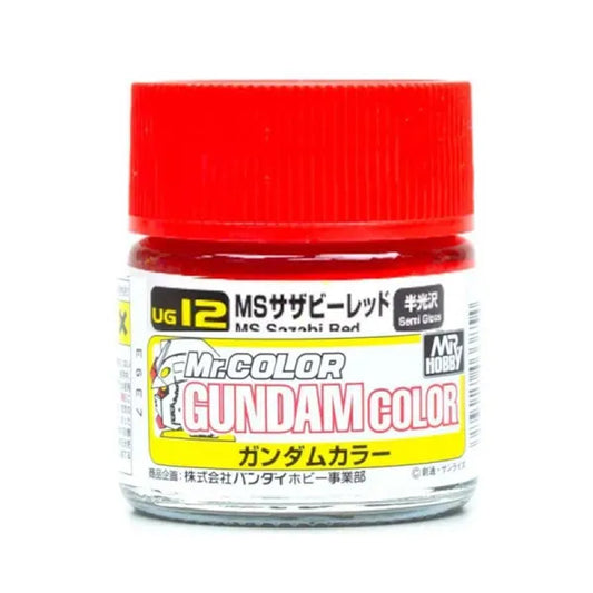 Mr Hobby Gundam Colour UG-12 MS Sazabi Red 10ml Acrylic Paint