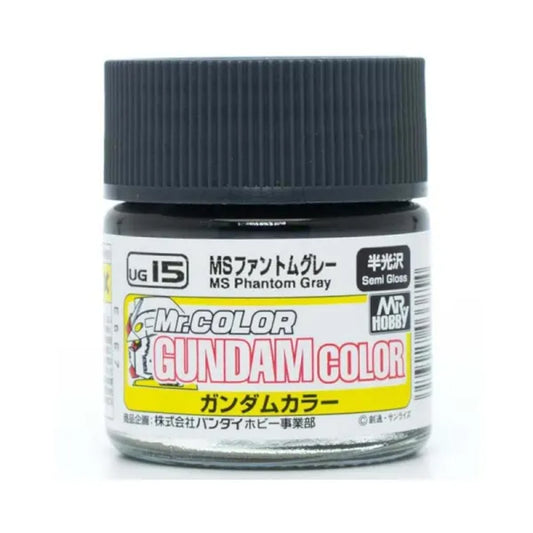 Mr Hobby Gundam Colour UG-15 MS Phantom Grey 10ml Acrylic Paint