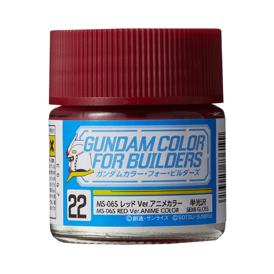 Mr Hobby Gundam Colour UG-22 MS-06S Red Ver. Anime Color 10ml Acrylic Paint