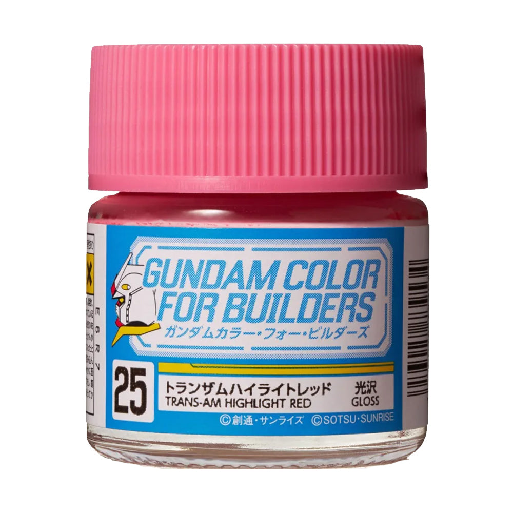 Mr Hobby Gundam Colour UG-25 Trans-Am Highlight Red 10ml Acrylic Paint