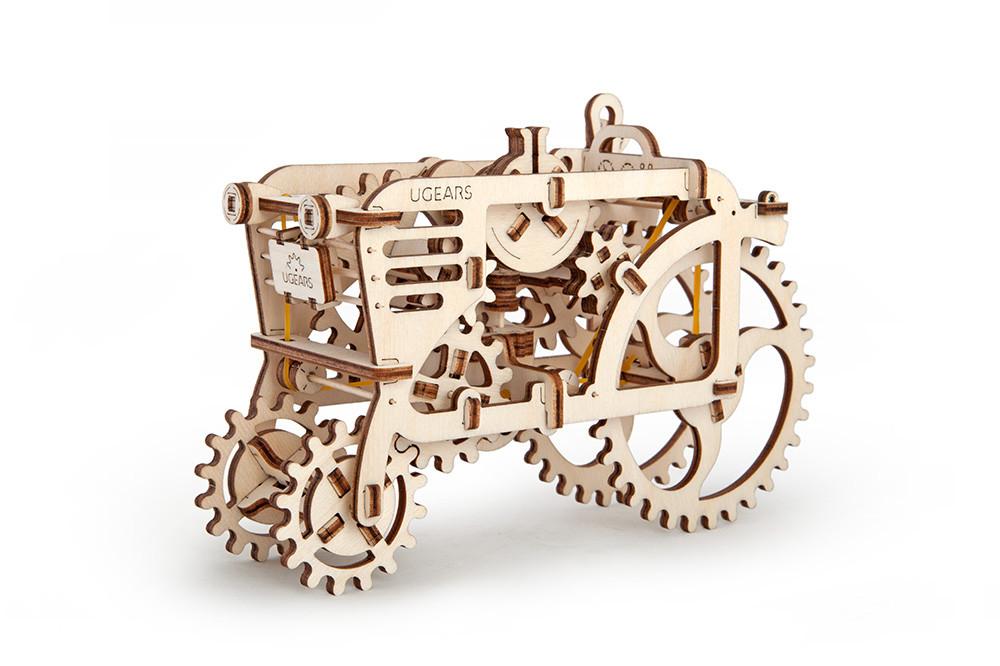 UGEARS Tractor Mechanical Wooden Model Kit 70003