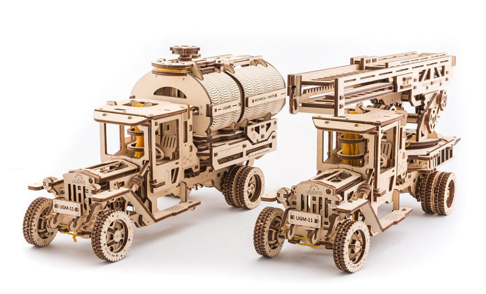 UGEARS Tanker Ladder and Trailer additions for Truck Mechanical Model Kit 70018