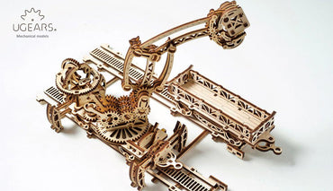 UGEARS Rail Manipulator Mechanical Wooden Model Kit 70032