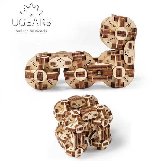 UGEARS Model Flexi-cubus - Mechanical Wooden Model Kit 70049