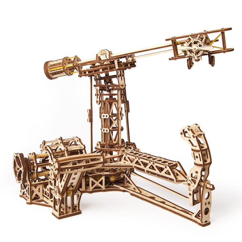 UGEARS Aviator Mechanical Wooden Model Kit 70053