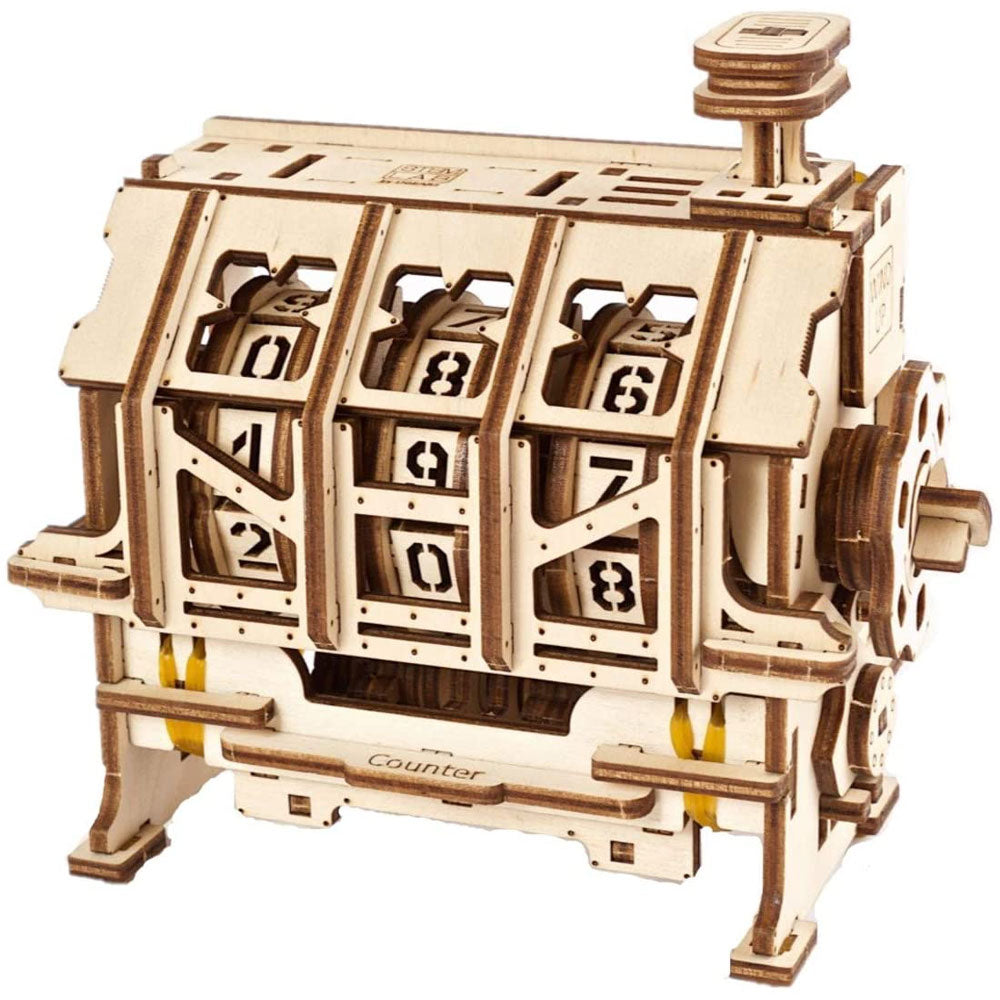 UGEARS STEM lab Counter Mechanical Wooden Model Kit 70130