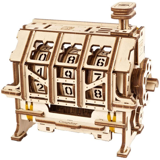 UGEARS STEM lab Counter Mechanical Wooden Model Kit 70130