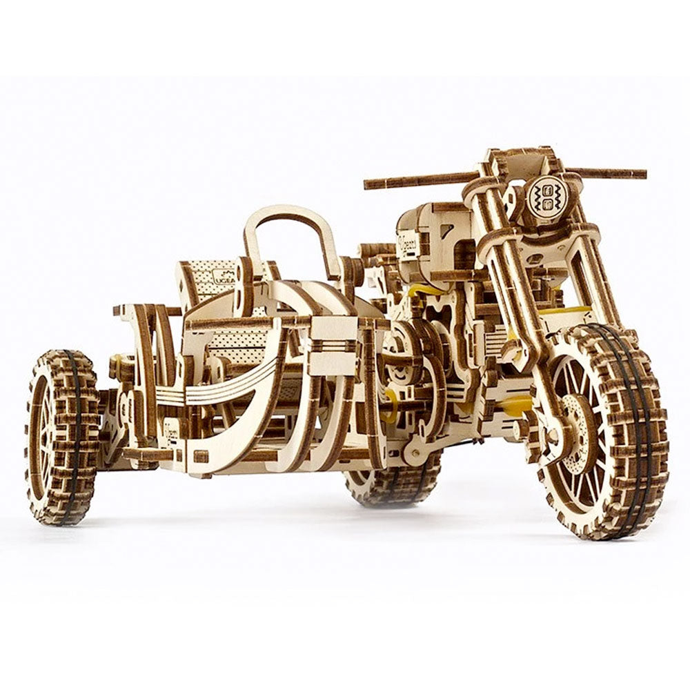 UGEARS Scrambler UGR-10 Motorbike with Sidecar 380pcs 70137