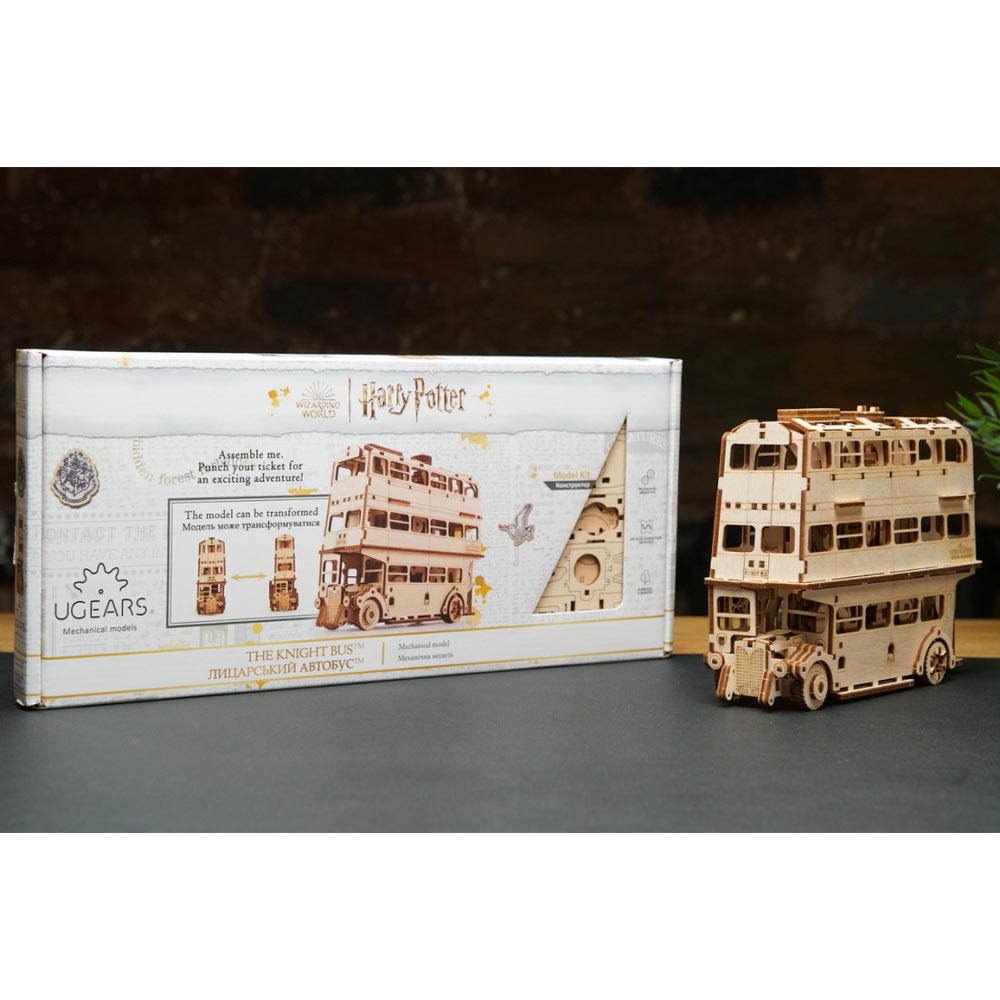 UGEARS 70172 Harry Potter Knight Bus Mechanical Wooden Model Kit