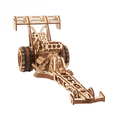 UGEARS 70174 Top Fuel Dragster Car Mechanical Wooden Model Kit