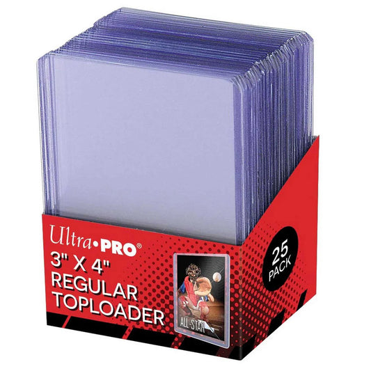 Ultra Pro Clear Regular Toploader 3" x 4" (25pcs)
