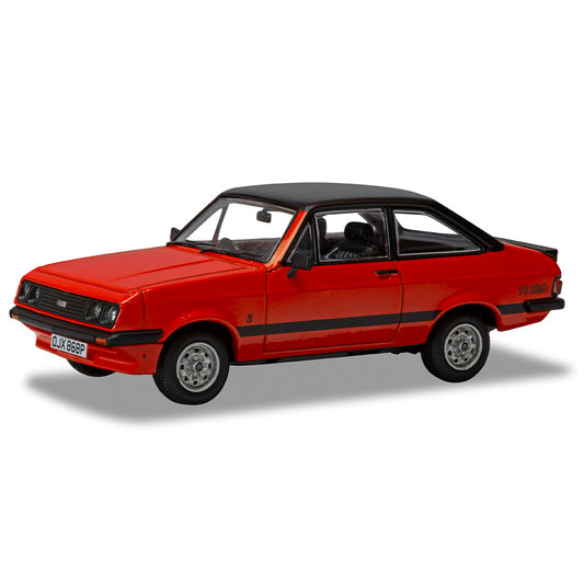 Corgi VA14910 Ford Escort Mk2 RS2000, Carnival Red 1:43 Diecast Model