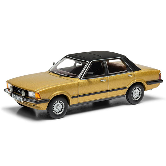 Corgi VA15004 Vanguards: Ford Cortina Mk5 2.0 Ghia S Solar Gold 1:43 Diecast
