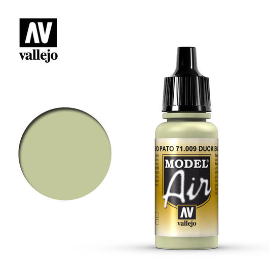 Vallejo Model Air - Duck Egg Green 18ml Model Paint 71009
