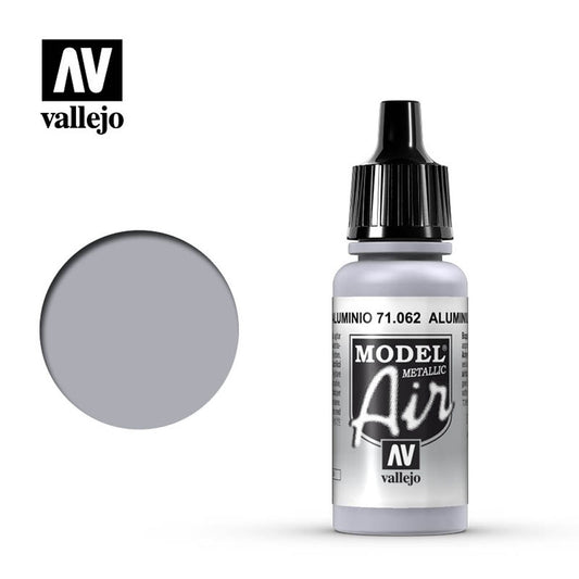 Vallejo Model Air - Aluminium (Metallic) 18ml Model Paint 71062