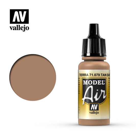 Vallejo Model Air - Tan Earth 18ml Model Paint 71079