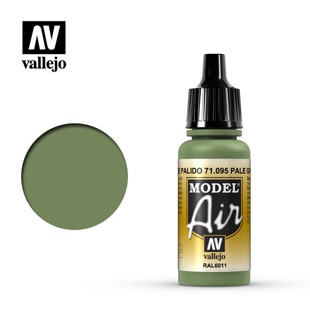 Vallejo Model Air - Pale Green 18ml Model Paint 71095