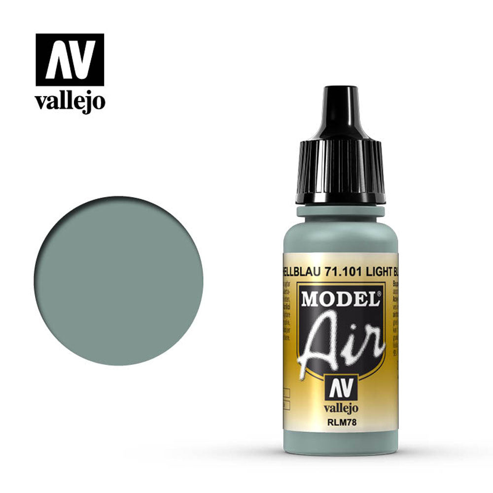 Vallejo Model Air - Blue RLM 78 18ml Model Paint 71101