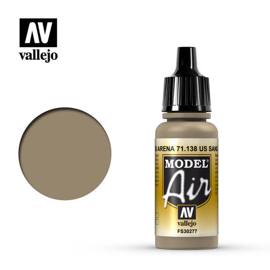 Vallejo Model Air - US Sand (FS30277) 18ml Model Paint 71138