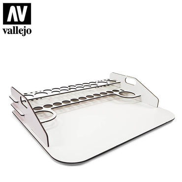 Vallejo 26011 Paint Storage & Work Station Wooden Workbench Organizer