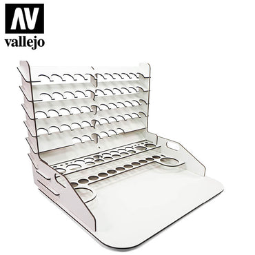 Vallejo 26012 Large Paint Storage & Work Station Wooden Workbench Organizer